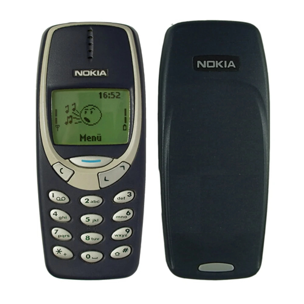 Восстановленный Оригинальный разблокированный недорогой телефон Nokia 3310 2G GSM с поддержкой русской и арабской клавиатуры