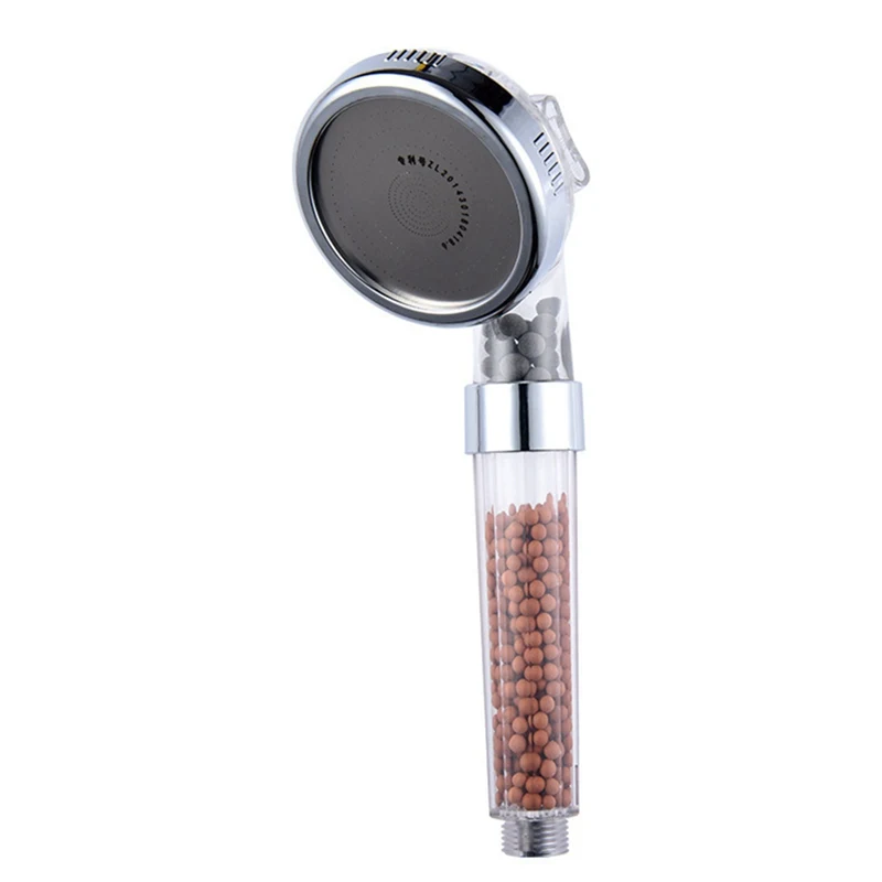 

3 Modes Bath Shower Adjustable Jetting Shower Head High Pressure Saving Water Bathroom Anion Filter Shower Hot