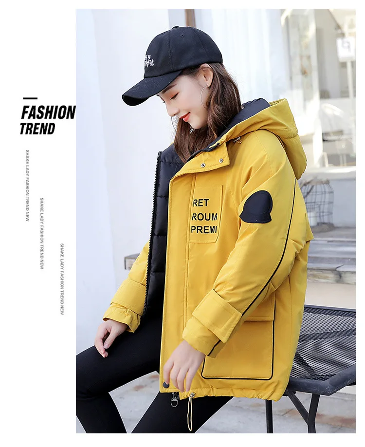 Abrigos Mujer Invierno Short Winter Jacket Women Fur Cotton Padded Jacket Female Parka Womens Jacket Winter Coat for Woman