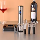Электрическая открывалка для вина, перезаряжаемый автоматический штопор, открывалка для бутылок вина с резаком для фольги и USB-зарядкой, кухонный инструмент, консервный нож