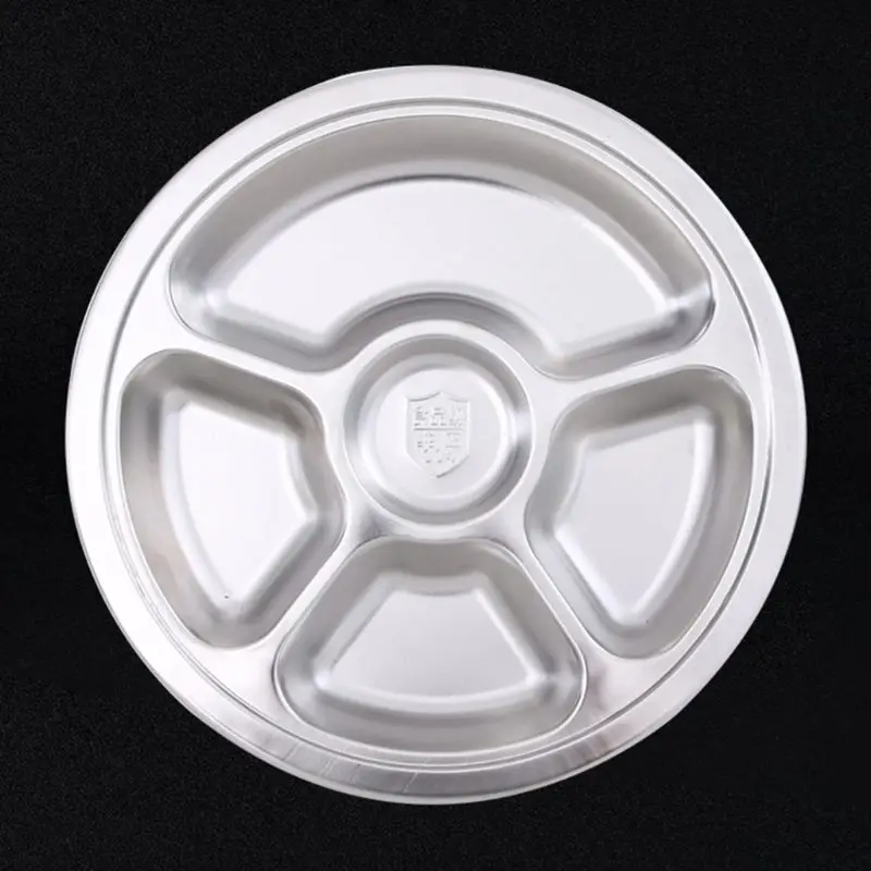 2021 нержавеющая сталь разделенный обеденный поднос контейнер для обеда пищевая