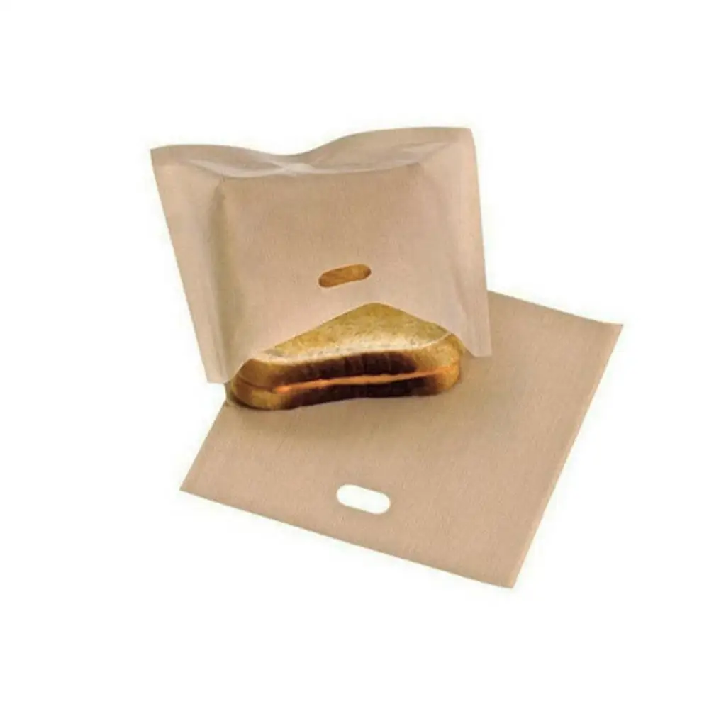 2 шт многоразовые антипригарные тостерные мешки сырный хлеб для сэндвичей тост с