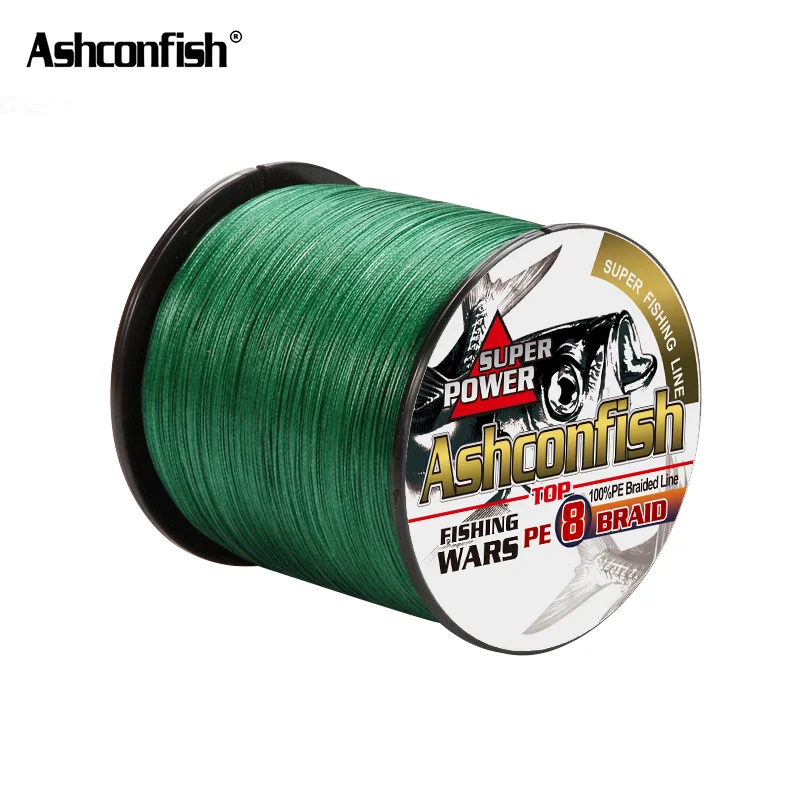 

500M Super strong Pe braided fishing line 8 Strands 0.1mm-1.0mm pe fiber line Spetra moss green fishing cord 6LB-300LB wires