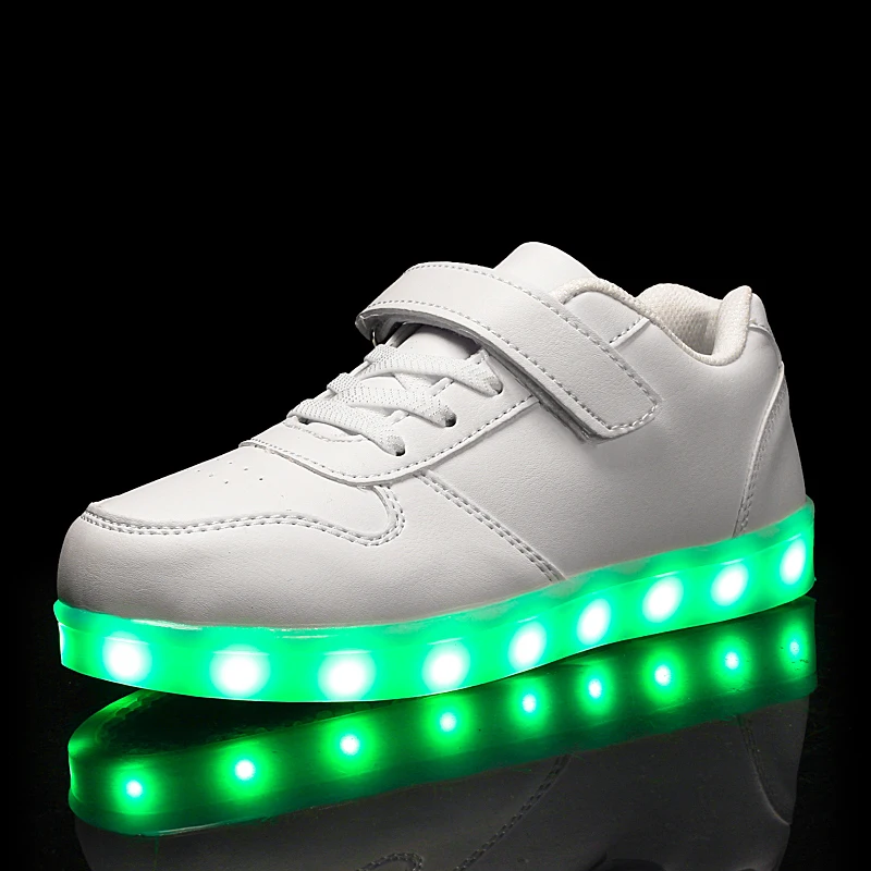 

luminous Sneakers Shoes Led Light Children Kids lighting shoes USB Charging Girls Boys Light Up Glowing Shoe Size 25-45 7Colour