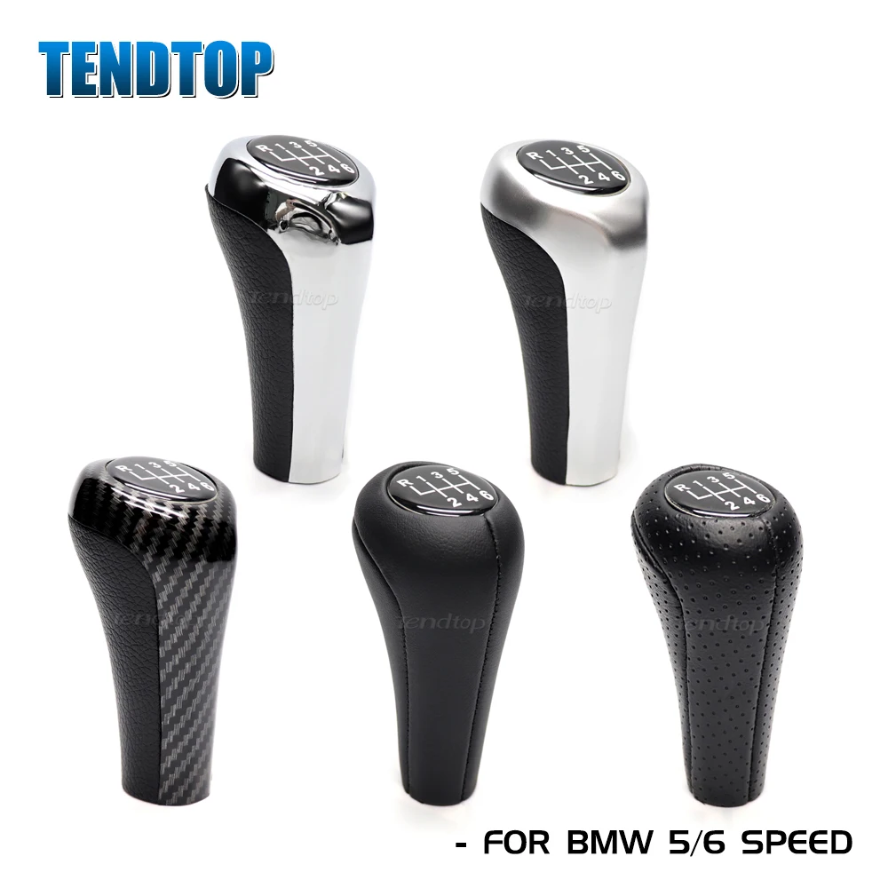 Ручка переключения передач из углеродного волокна для BMW 5 6 скоростей 1 3 серии E46