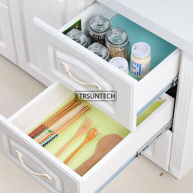 

120pcs Fridge Organizer Waterproof Mats Refrigerator Pad Antifouling Mildew Moisture Tailorable Pad Kitchen Mat Tool