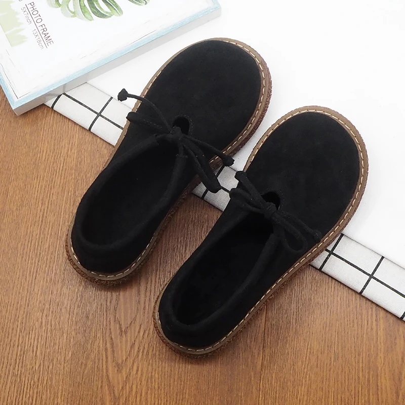 Ботильоны на шнуровке Mori в стиле ретро литературные полусапожки толстой подошве