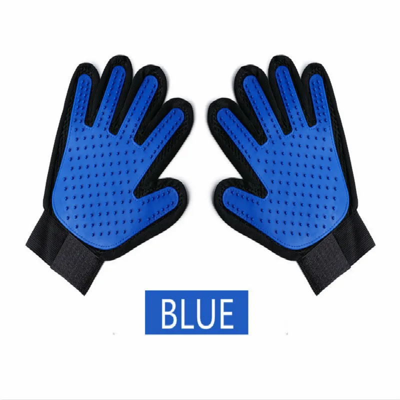 Щетка для собак перчатка ухода за шерстью мягкая эффективная ванна товары кошек