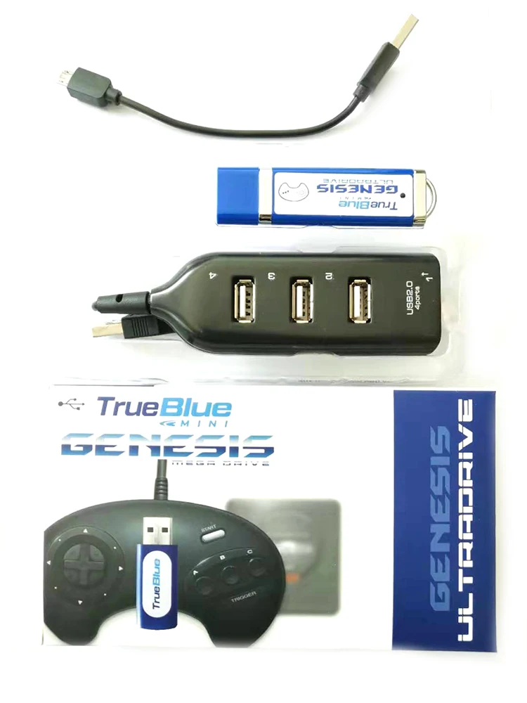 Новое поступление 813 игры Тру Блу мини Ultradrive пакет для Genesis/для MegaDrive Mini 2