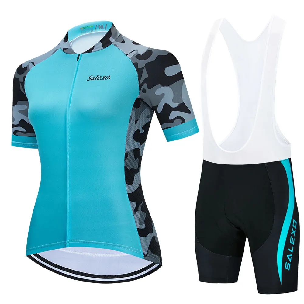 

2021 Women Summer New Cycling Clothing Pro Team Short Sleeve Jersey Set Road Bike Short Clothes Bicycle Cycling Jersey Set Shirt