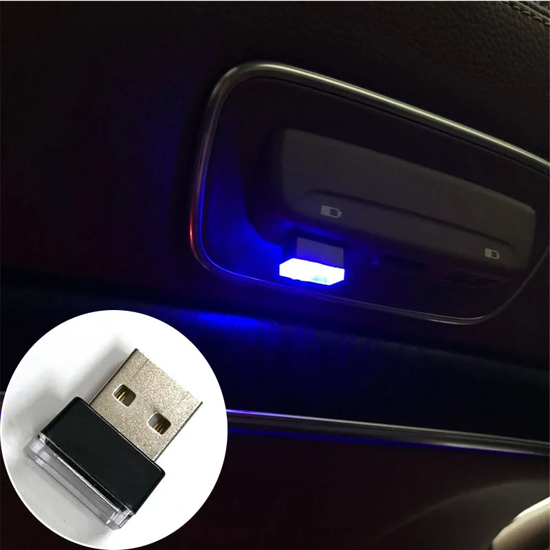 1 Piece Car USB LED Atmosphere Decorative Lights for Volkswagen Phaeton Phideon Variant Touran Beetle T-Cross T-Roc Atlas Amarok images - 6