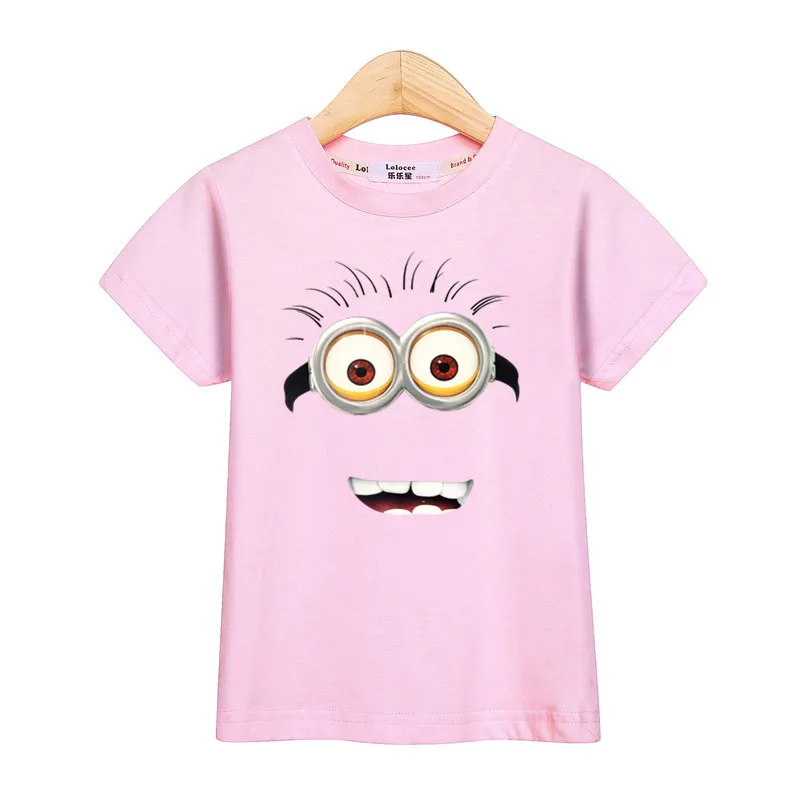 Модная детская футболка для мальчиков 3D мультяшная рубашка со смайликом Детская