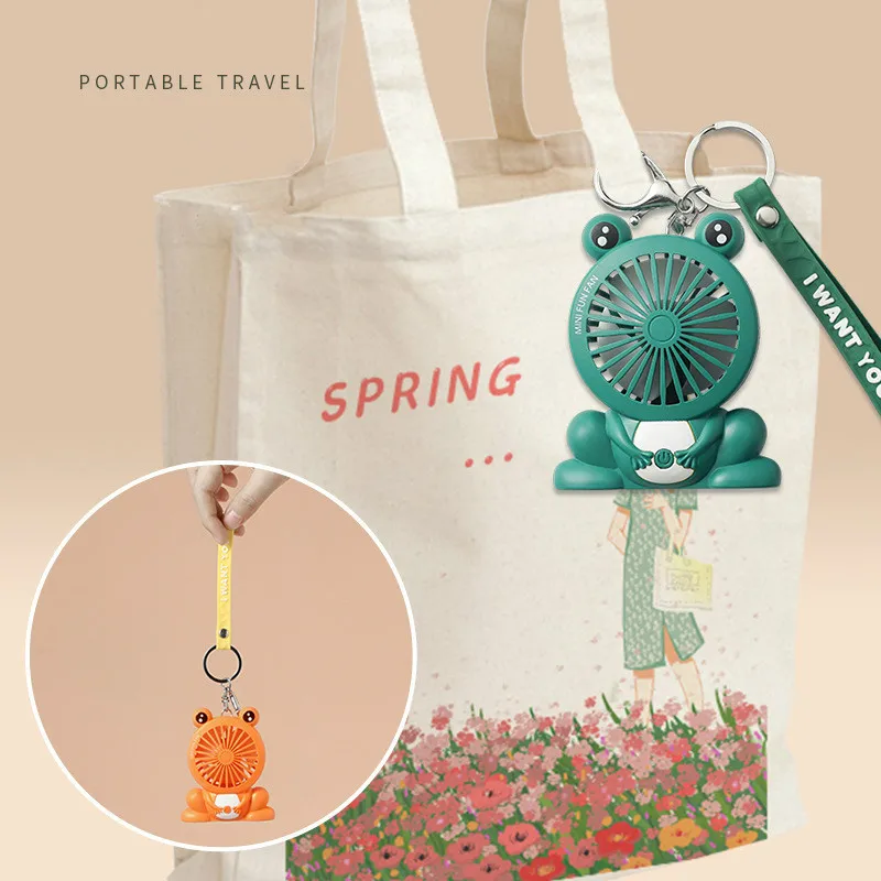 

Cartoon Unicorn Usb Small Fans Keychain Portable Mini Fan Student Pendant Space Capsule Pocket Charging Fan Office Desk