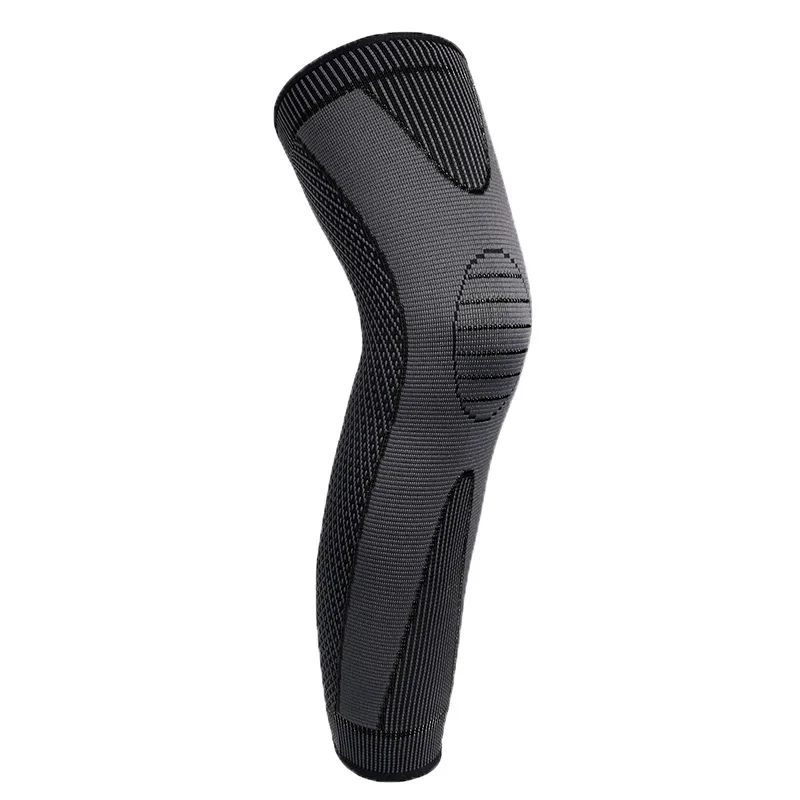 

Knee Pads Stripe Sports Lengthen Leg Sleeve Fitness Non-slip Bandage Compression Leg Warmer Unisex