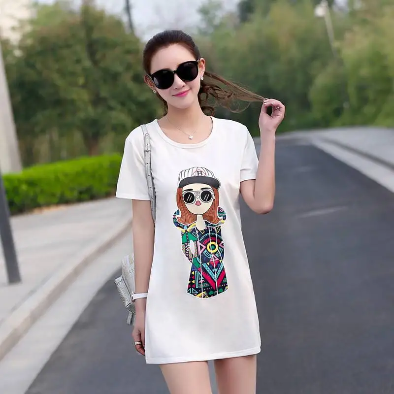 

Summer 2020 beige short sleeve t shirt Women Top Garment