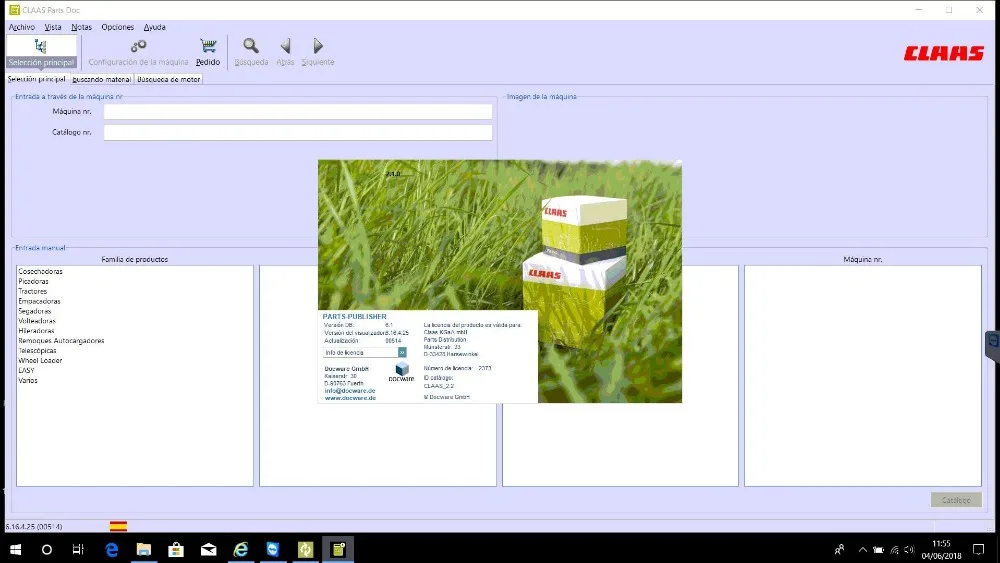 Запчасти для сельскохозяйственных машин Claas V2.2 обновление каталога 667 [02 2021]|claas