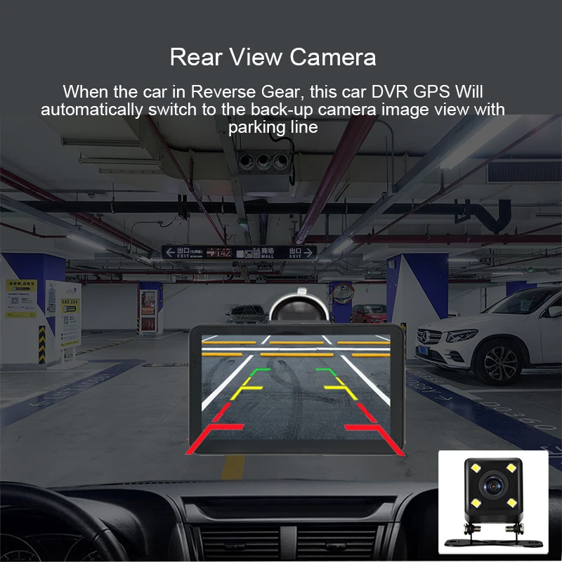 Anfilite 7 inch car DVR Android GPS navigation Capacitive 768MB 16GB Bluetooth WIFI Russia Europe map Truck Vehicle Dash cam | Автомобили