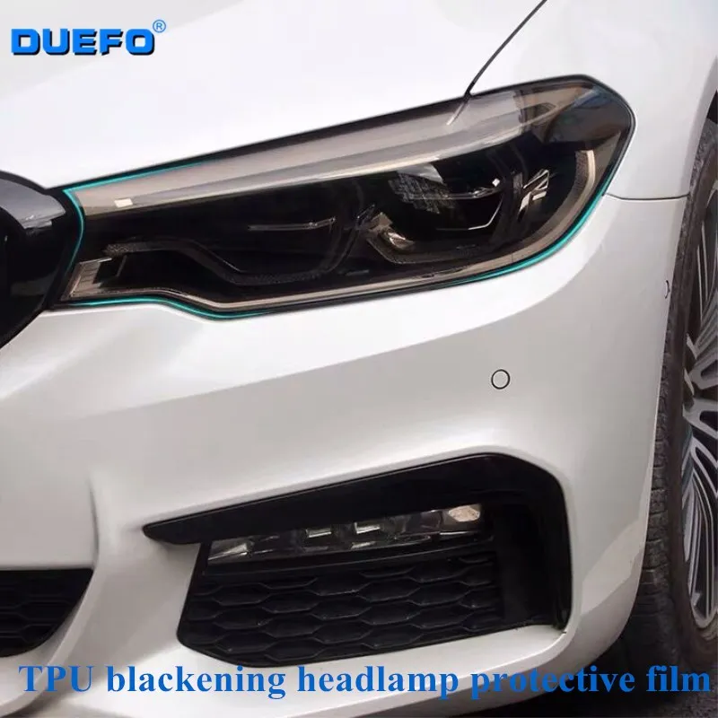 Автомобильные наклейки для BMW G30 G38 черные прозрачные защитные из ТПУ Защитная