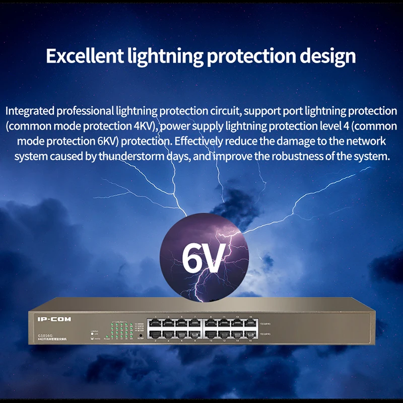 JSMAX IPCOM G1016G 16 портов 1000 м гигабитный сетевой коммутатор автоматический MDI/MDI-X