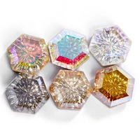 astrobox hexagon k9 diamond arc shaped carving crystal %d1%81%d1%82%d1%80%d0%b0%d0%b7%d1%8b glass nail art stone sew on rhinestone diy clothing accessories