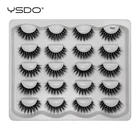 Ресницы Накладные из искусственной норки 3d, 10 пар