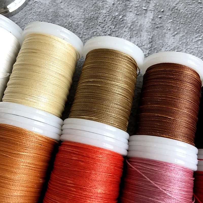 120 м Вощеная Полиэфирная нить 0 5 мм для кожи сделай сам вощеная веревка шнур Шитье