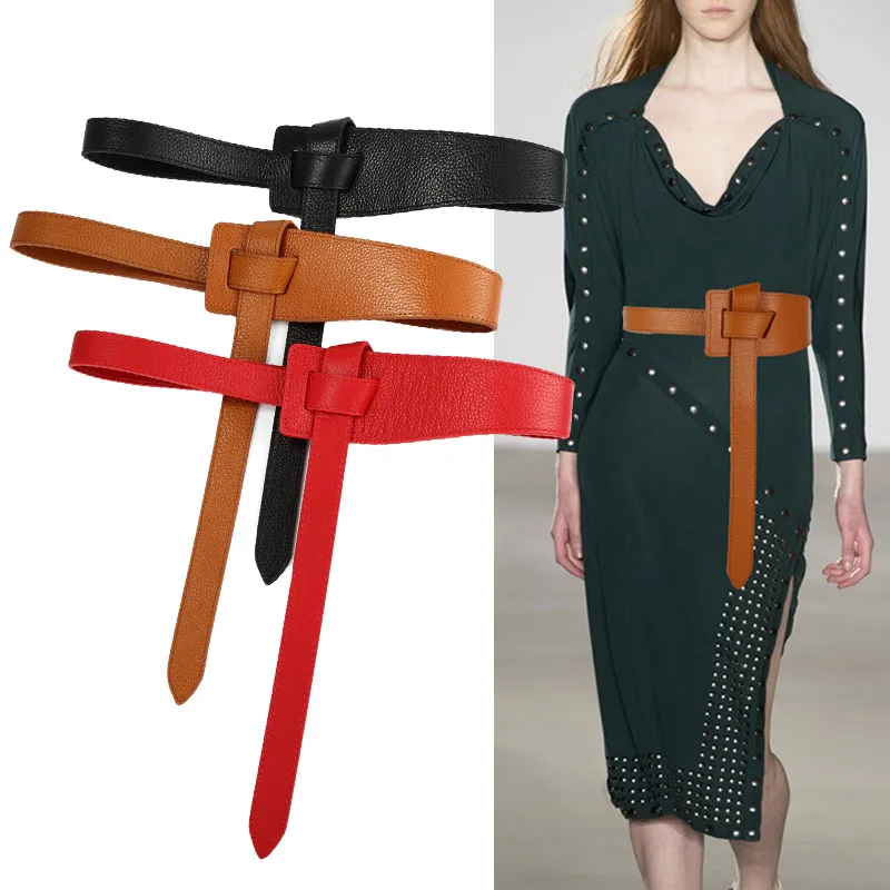 Женский дизайнерский ремень из натуральной кожи джинсовый женский пояс платье с