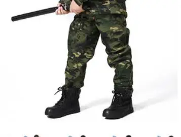 pants Уличная камуфляжная Водонепроницаемая детская тактическая куртка TAD из кожи акулы, флисовая куртка для охоты, Детская армейская одежда A9290 - Цвет: pants