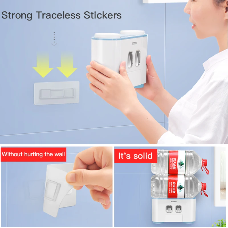 Автоматический Дозатор зубной пасты пылезащитный держатель для зубных щеток с