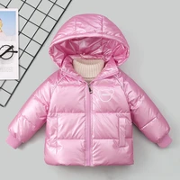children coat boys trendy down jacket girls fashion hooded outerwear kids casual warm jacket kids winter clothes 1 9year