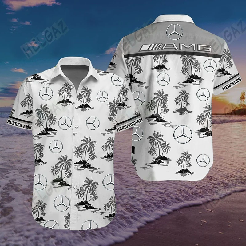 

2021 New Dropshipping Full Printing Men Casual Hip Hop Cartoon Islands Button Shirt Usa Big Size Men'shirt