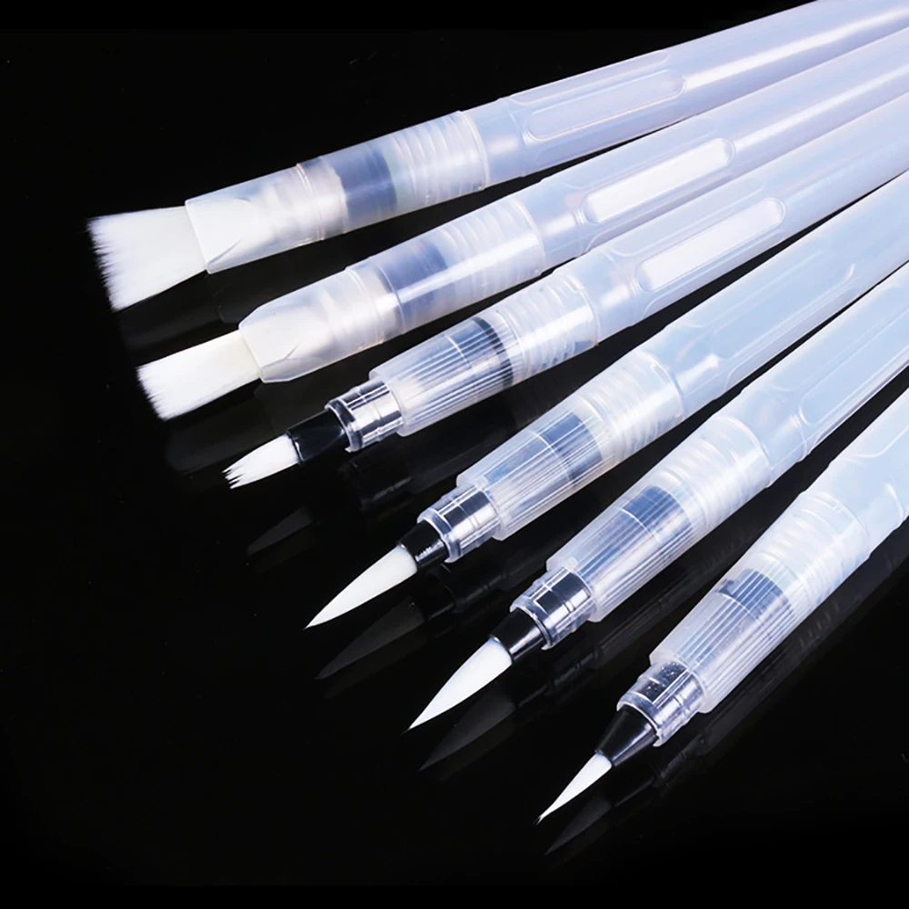 

3/6pcs Portable Painting Pens Soft Drawing Markers Acrylic Water Color Brush Pen for Professional Artist Beginner Art Supplies