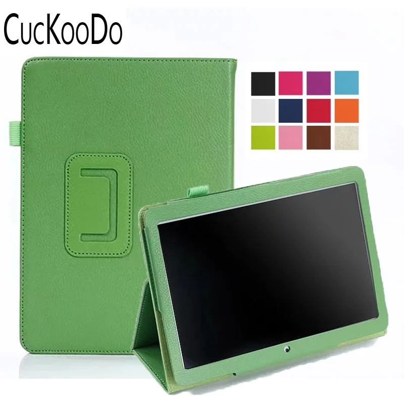 Чехол книжка CucKooDo из искусственной кожи премиум класса тонкий подставка с