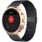 Черный ремешок для Fossil Q Venture, ремешок для часов 18 мм, быстросъемные ремешки для Fossil Q Gen 3 HR Fossil Women's Gen 4 Sport