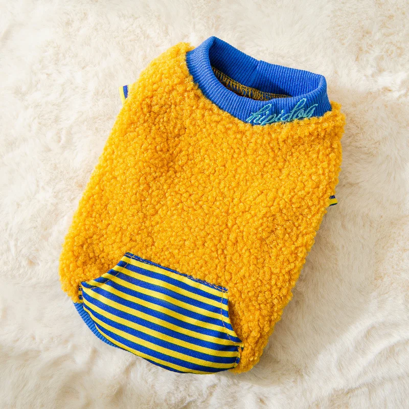 Autumn and Winter Clothes Dog Sweater Pet Bichon Fleece Teddy Pullover Puppy Warm Soft XS-XL | Дом и сад