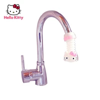 hello kitty cute cartoon kitchen faucet water saver household rotatable splash sprinkler filter tap water filter