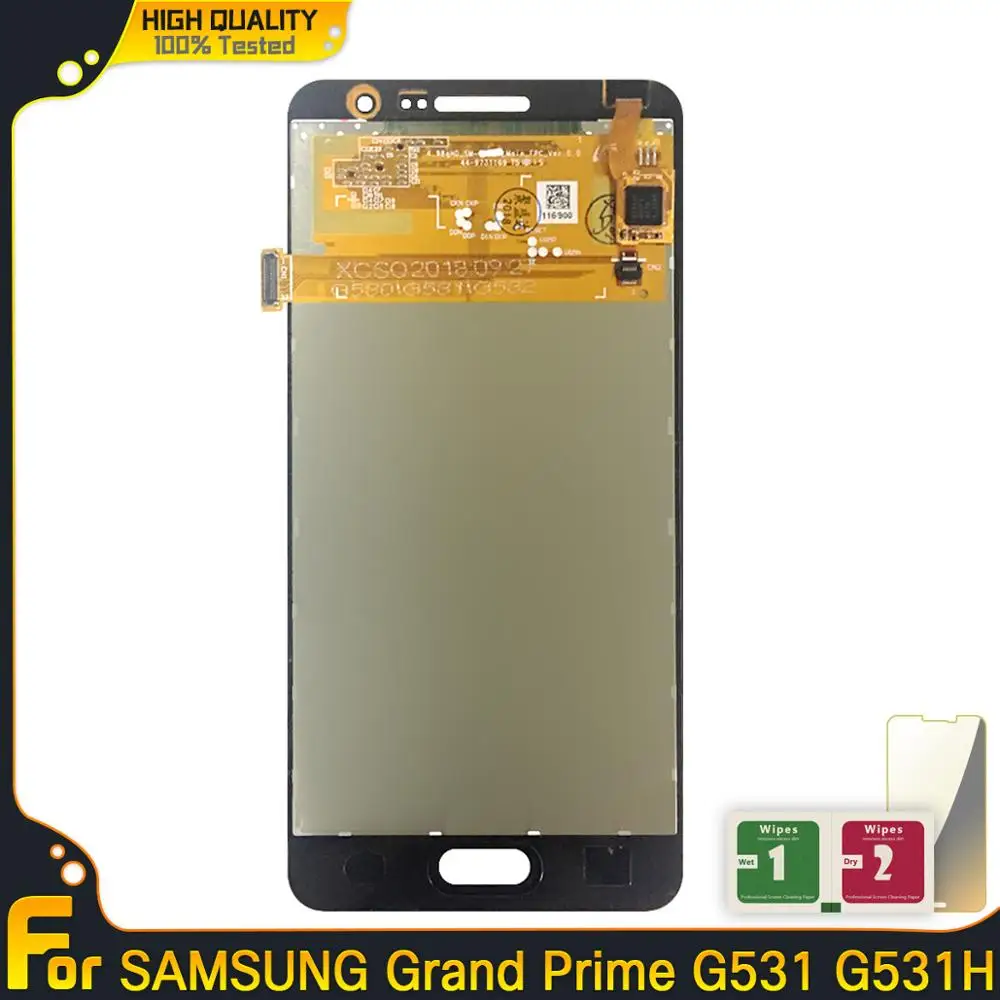 Сменный ЖК-дисплей s для samsung Galaxy Grand Prime G531H G531F G531 G531FZ G530, ЖК-экран, сенсорный дигитайзер в сборе