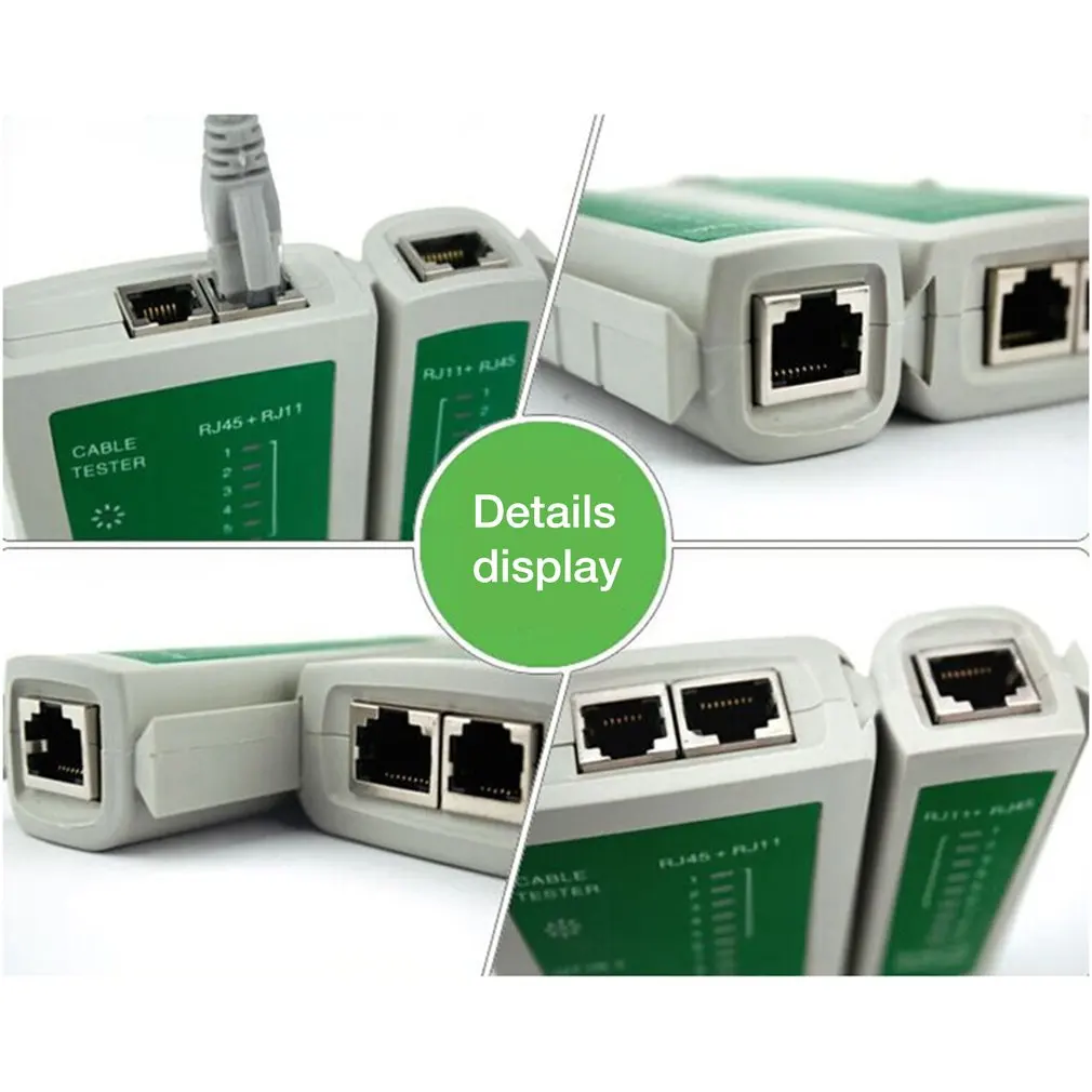 Тестер сети Lan rj45 rj11 + обжимные клещи для разъемов Ethernet|Сетевые инструменты| |