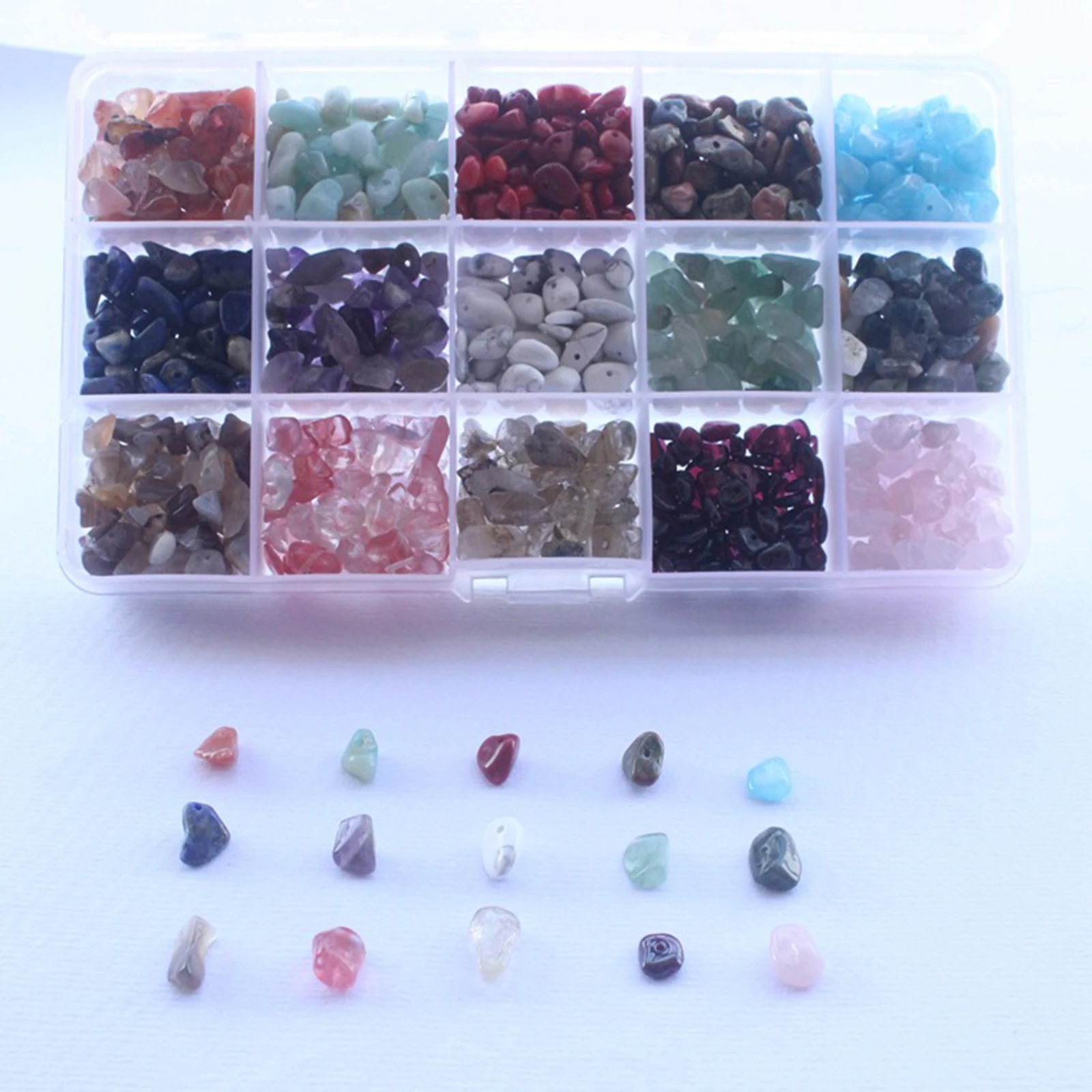 

Crushed Crystal Stones Color Assorted Chips Beads for Indoor Beads DIY Irregular Chips Stone