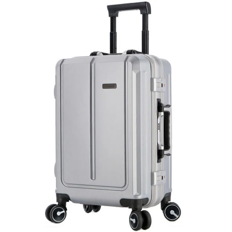 Genuine Brand Trolley Bag Aluminum Frame Suitcase Universal Wheel Carry On Rolling Luggage Password Boarding Cabin Unisex enlarge