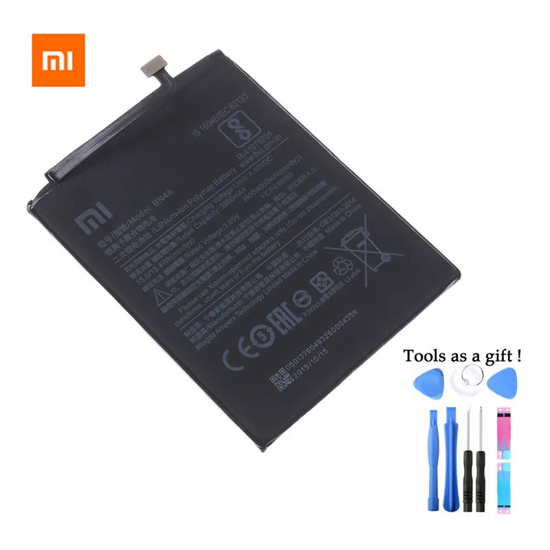 Аккумулятор BN4A для телефона 4000 мАч оригинальный Xiaomi Redmi Note7 Note 7 Pro