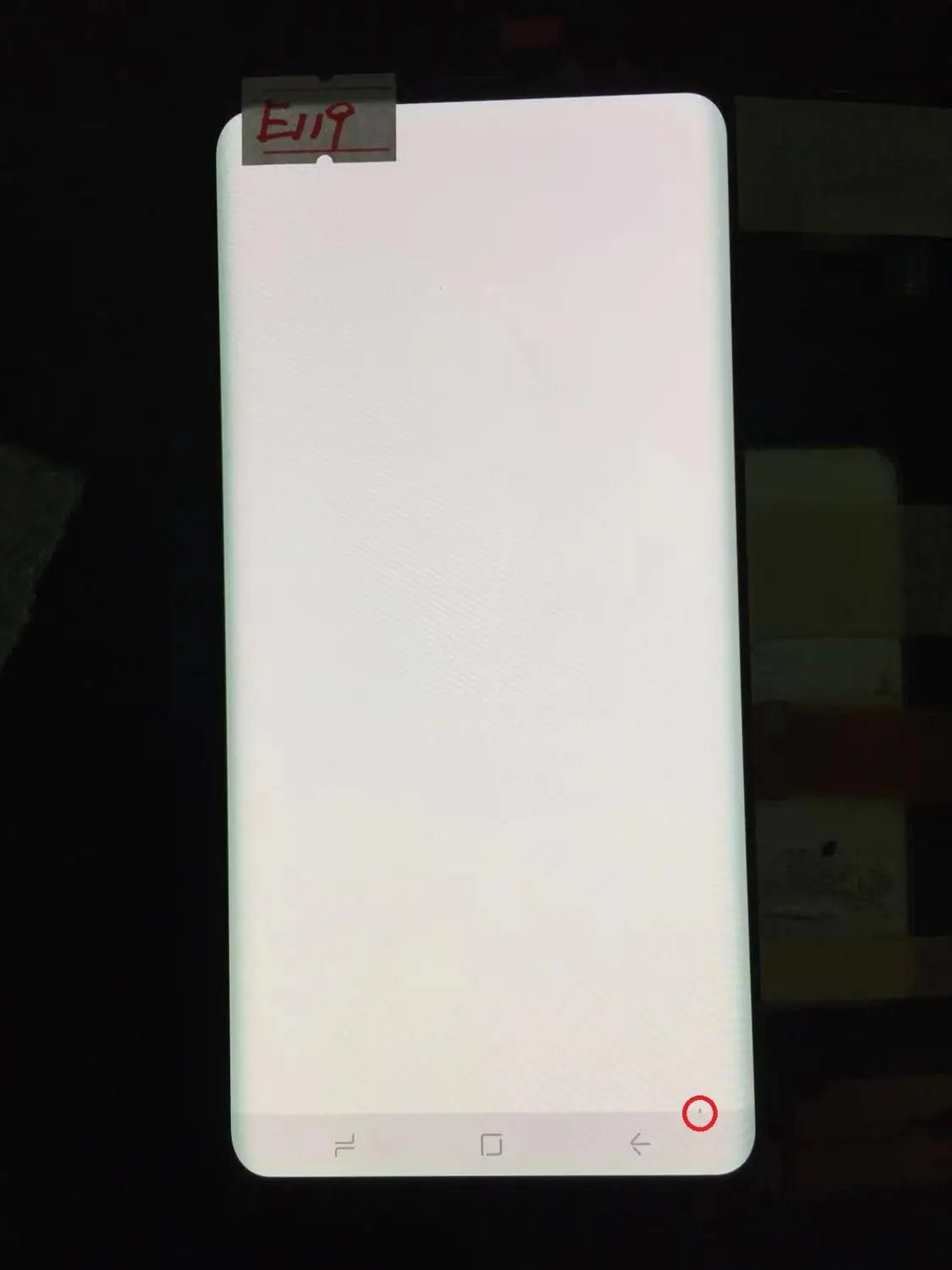 NO.E119 ORIGINAL AMOLED LCD for SAMSUNG Galaxy Display S8+ Plus G955U G955F Touch Screen Digitizer With Black Dot - Цвет: NO.E119