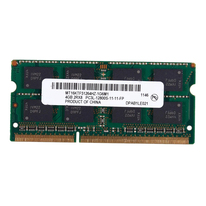 

Память DDR3 SO-DIMM, DDR3L DDR3 1,35 в, ОЗУ для ноутбука (4 Гб/1600 дюйма)