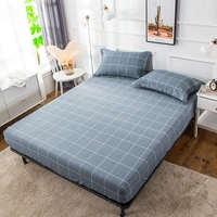 cotton reactive printing bed sheet non slip mattress protector cover skin friendly all inclusive 1 5m 1 8m fitted sheet custom