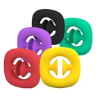 Силиконовая антистрессовая ручка-держатель для пальца, снятие стресса, декомпрессионная игрушка-фиджет с присоской, регулирующее кольцо для тренировок