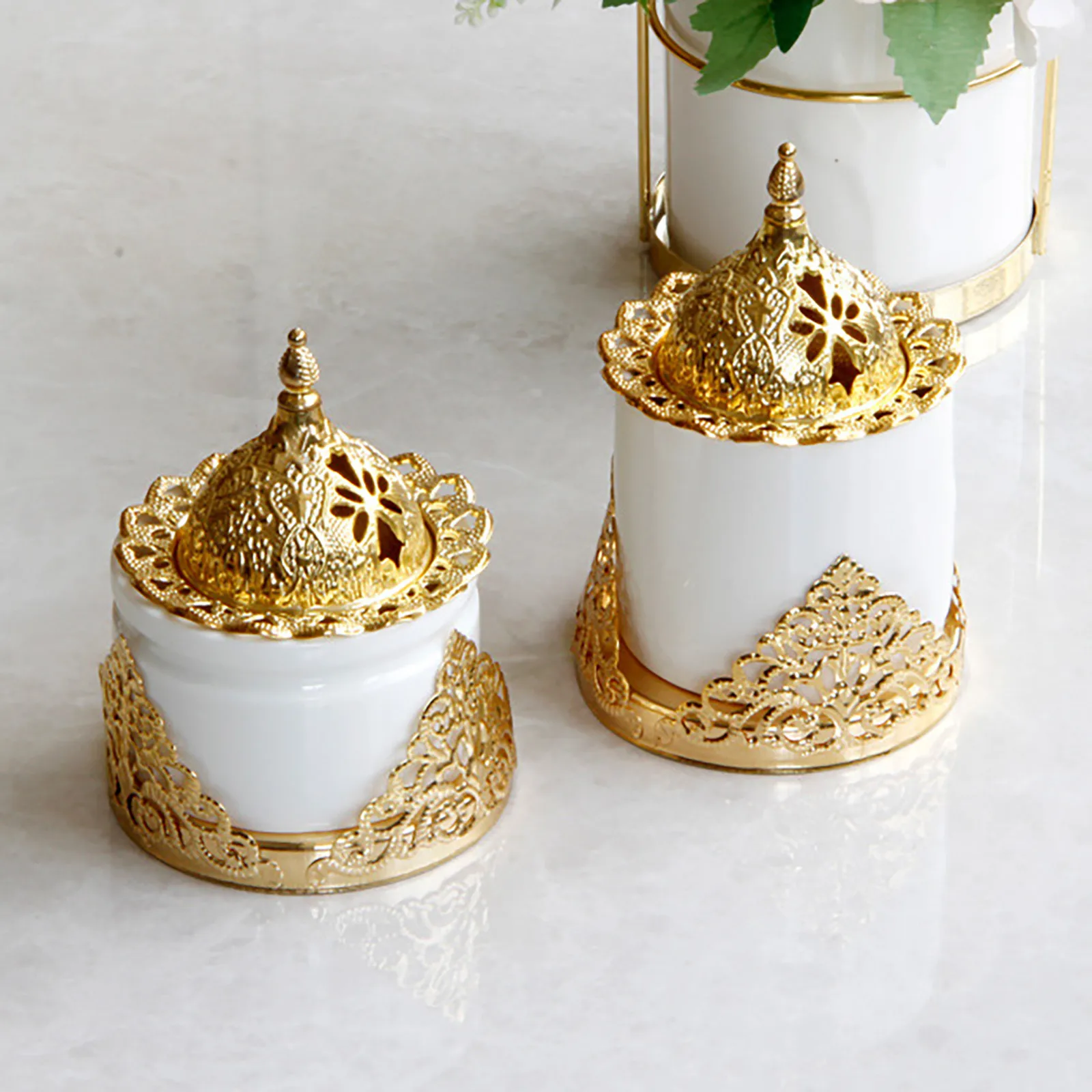 

Decoration Of Iron Ceramic Combination Aromatherapy Furnace For Ramadan Islamic Decoration Office Decoration Ramadan 2021