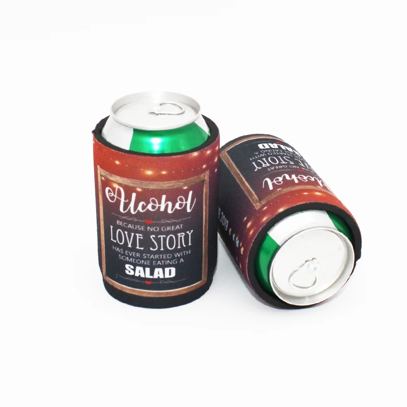 100 Pieces Stubby Holders Australia Wedding Beer Can Cover Custom Neoprene Bottle Holder Cooler Birthday | Багаж и сумки