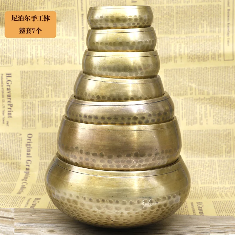 1 Набор медный Будда звуковая чаша миска милостыни Йога тибетская Поющая для