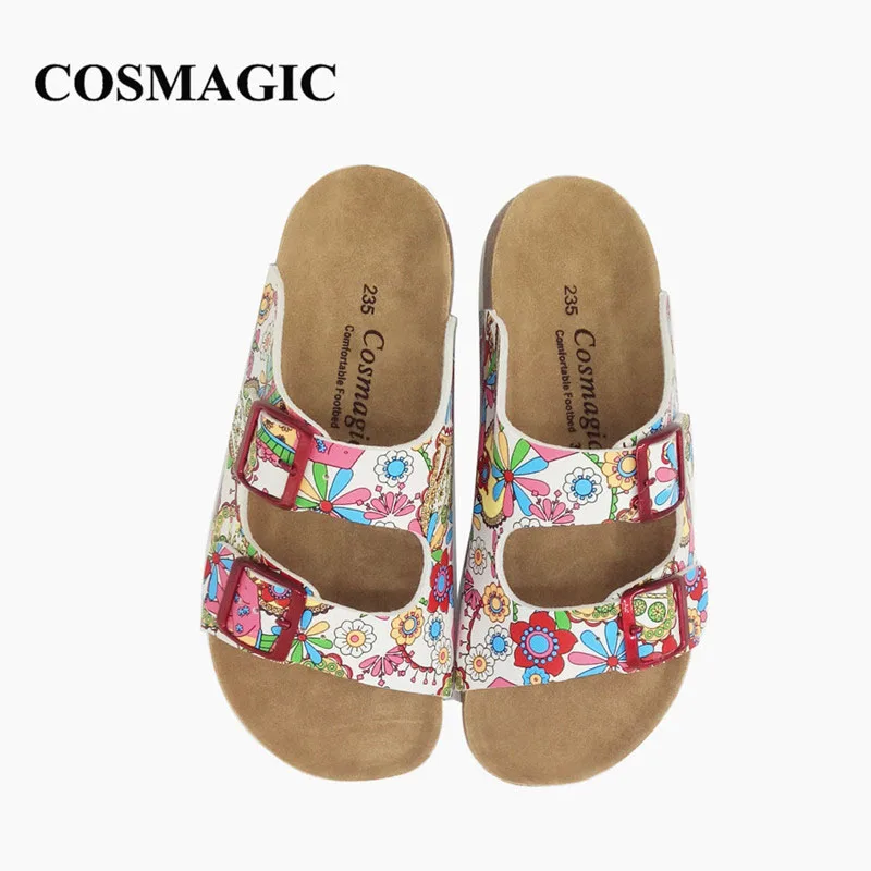 2021 Новые летние пляжные пробковые тапочки COSMAGIC повседневные Нескользящие