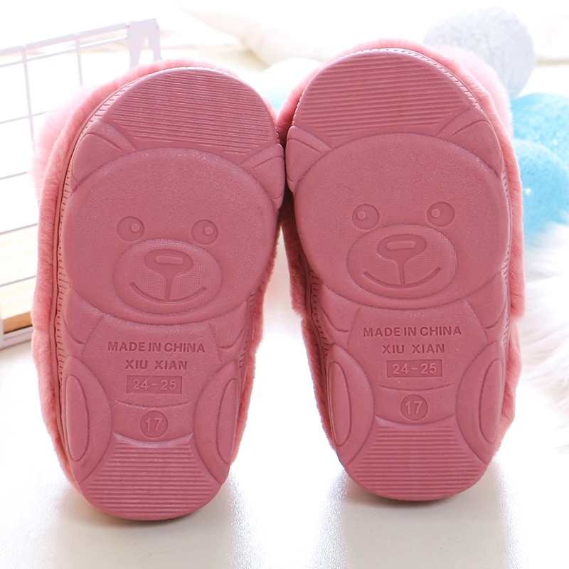 Детская обувь для девочек Тапочки из материала на основе хлопка мальчиков